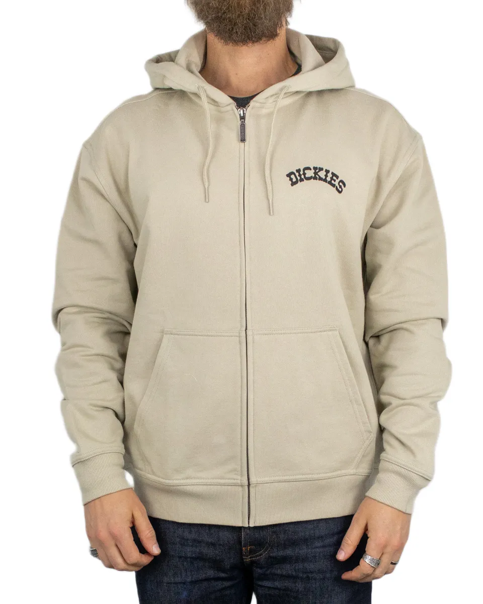 Dickies - Hoodie med Dragkedja - Bettsville - Beige