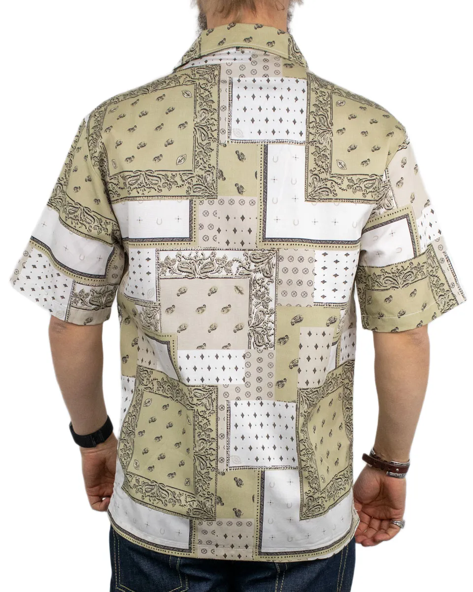 Dickies - Kortärmad Skjorta Mönstrad - Glandorf - Beige - Image 4