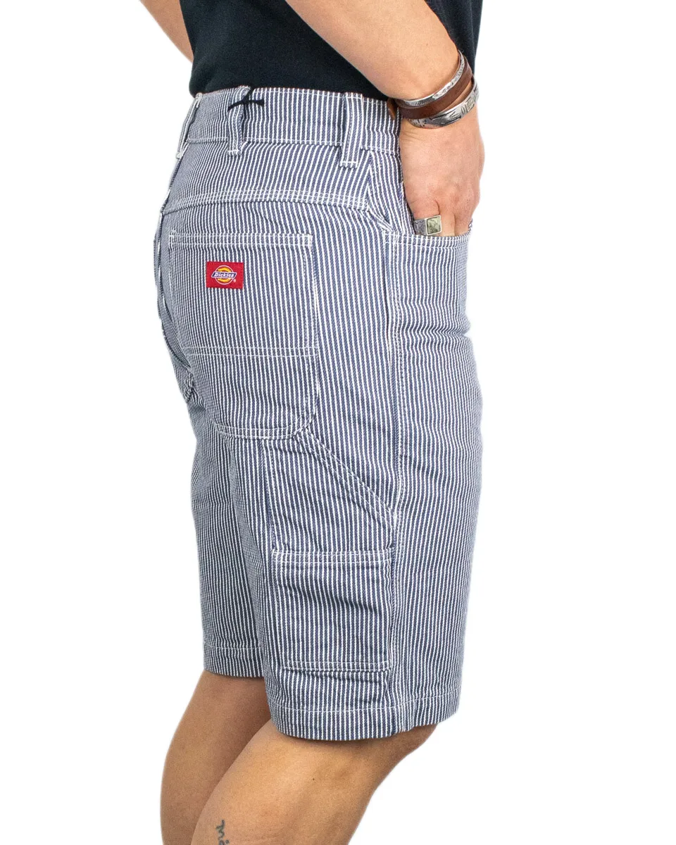 Dickies - Shorts Randiga - Hickory 11" Carpenter - Blå/Vit - Image 2