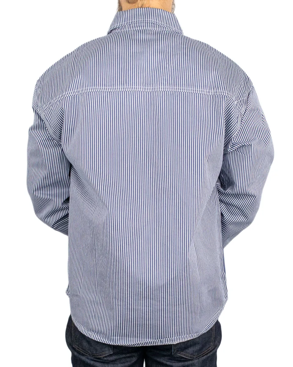 Dickies - Skjorta Randig - Hickory Work - Indigo Blå - Image 3