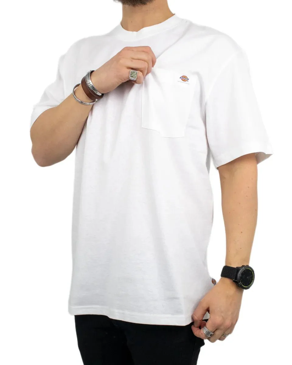 Dickies - T-Shirt - Luray Pocket - Vit - Image 4