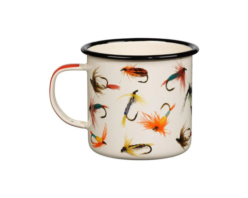 Gentlemens hardware - Emaljmugg Flugfiske - Vit - Image 2