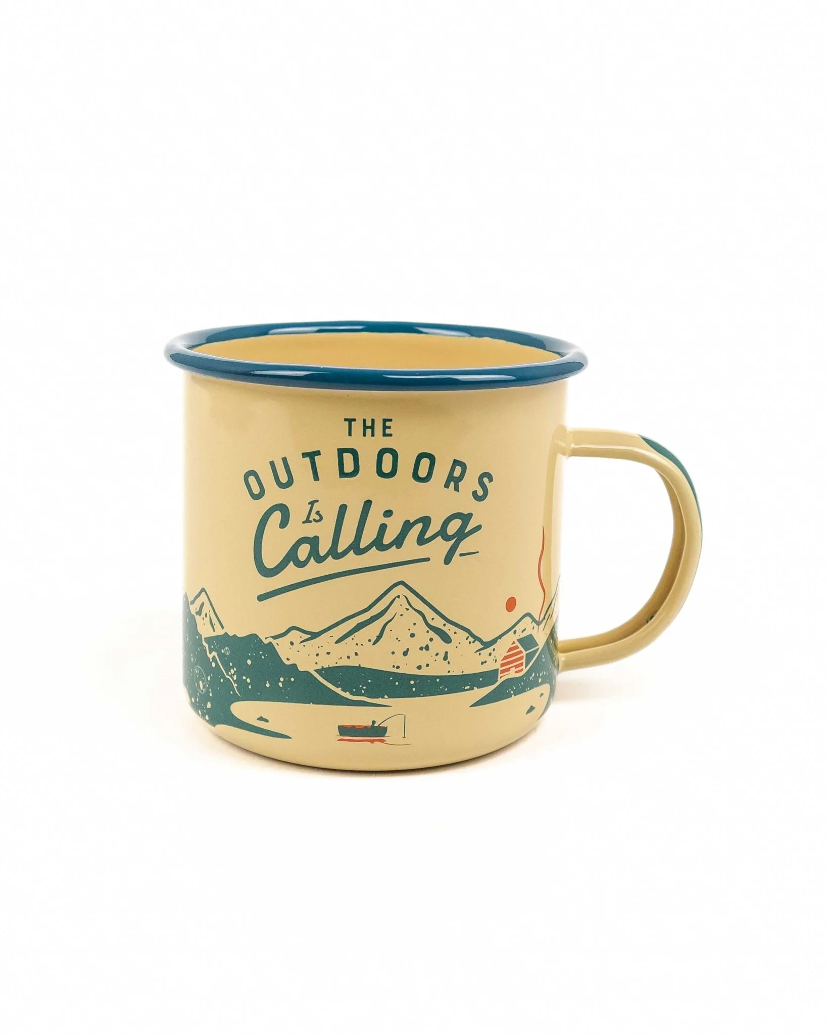Gentlemens hardware - Emaljmugg Outdoors - Creme