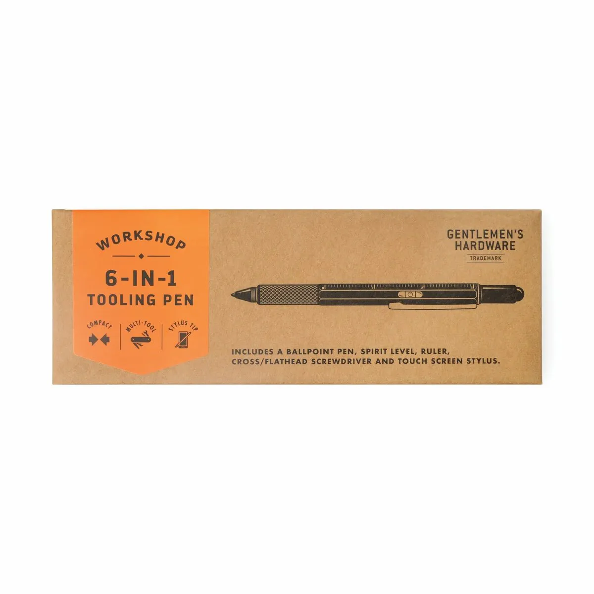 Gentlemens Hardware - Penna Multiverktyg 6-i-1 - Svart - Image 3