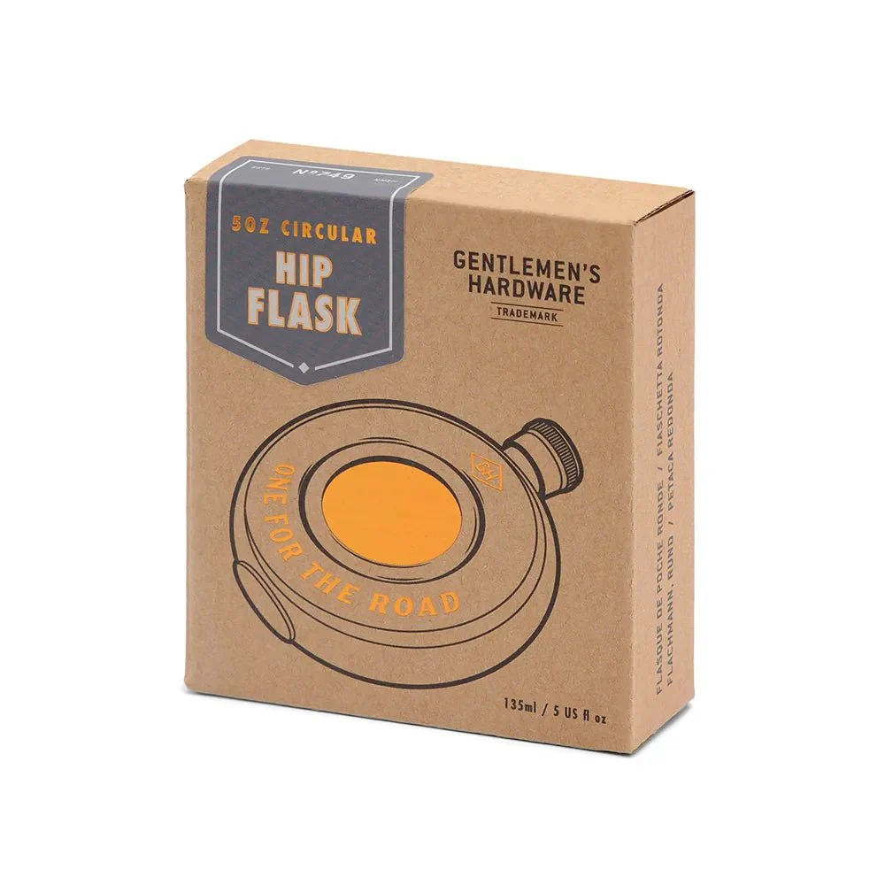 Gentlemens Hardware - Rund Fickplunta - 135ml - Rostfritt Stål - Image 5