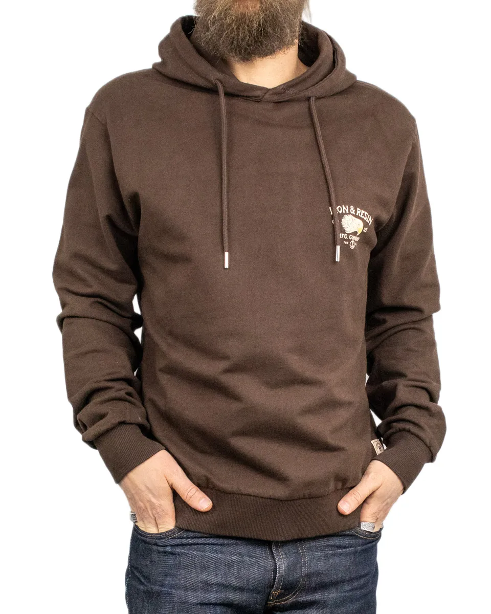 Iron & Resin - Hoodie med örn - Don't ruin it - Brun - Image 2
