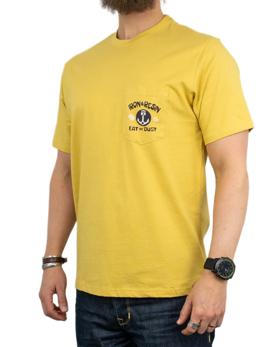 Iron & Resin - T-Shirt - Eat My Dust - Guld - Image 3