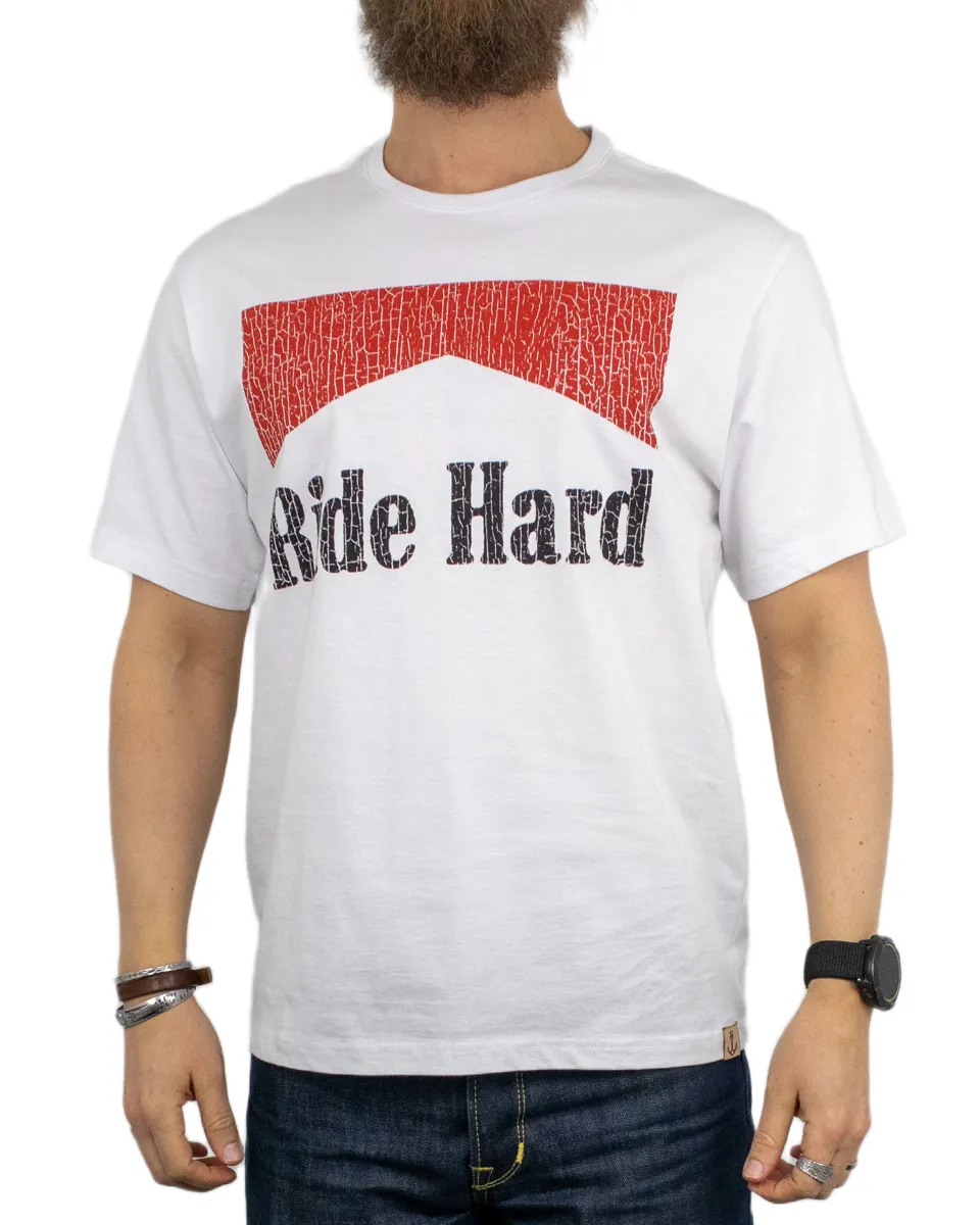Iron & Resin - T-Shirt - Ride Hard - Vit - Image 2