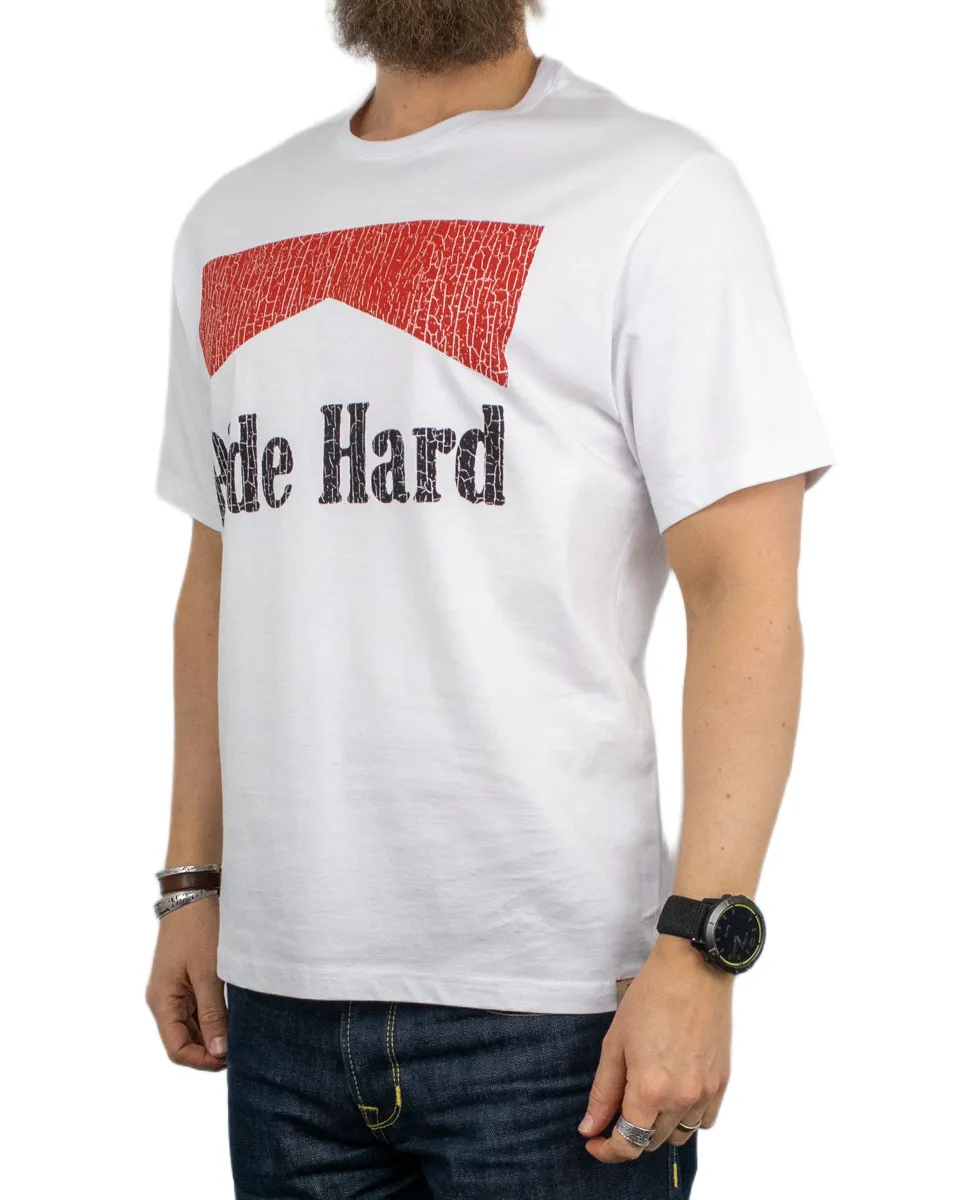 Iron & Resin - T-Shirt - Ride Hard - Vit - Image 3