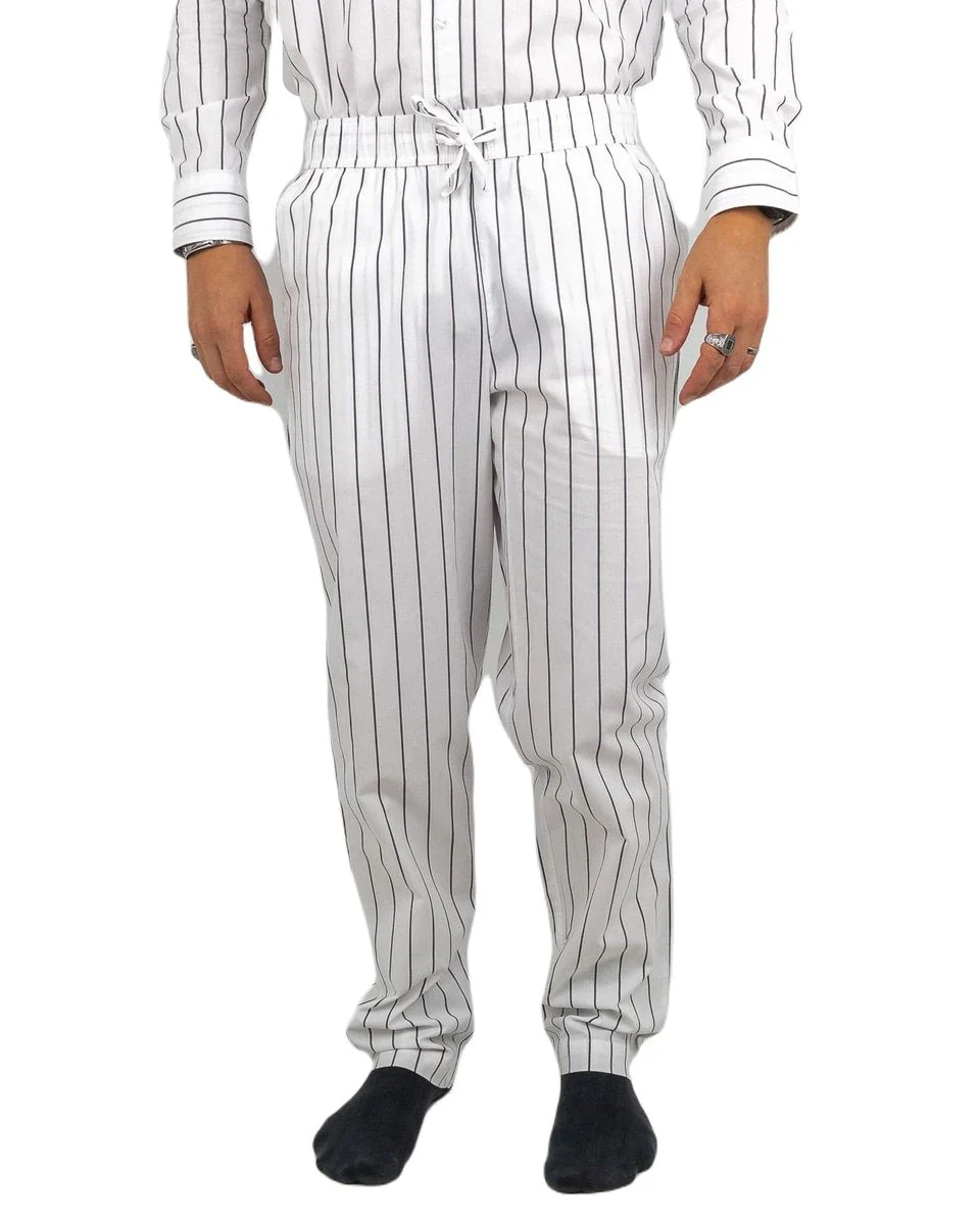 JBS Of DK - Pyjamasbyxor Bambu - Vit - Image 3