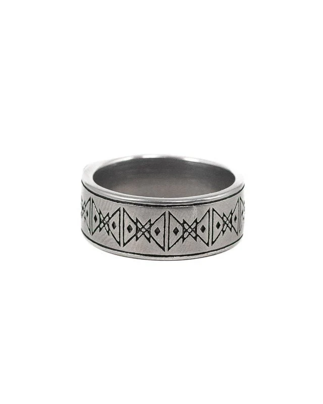 Jernhest - Alvan Ring - Silver - Ring med Kolmårdsmarmor - Image 3