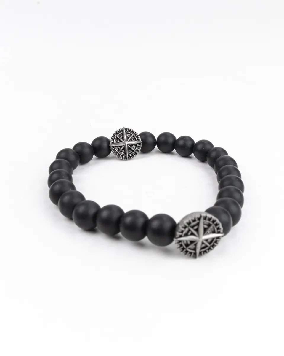 Jernhest - Armband Pärlor - Diego - Svart - Image 2