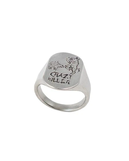 Jernhest - Bo Crazy Killer Ring - Opolerad Silver - Image 2