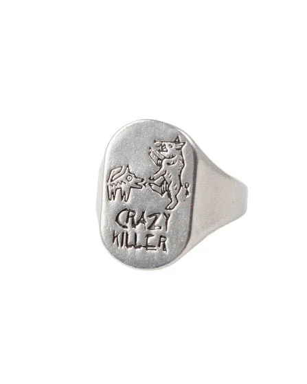 Jernhest - Bo Crazy Killer Ring - Opolerad Silver - Image 3