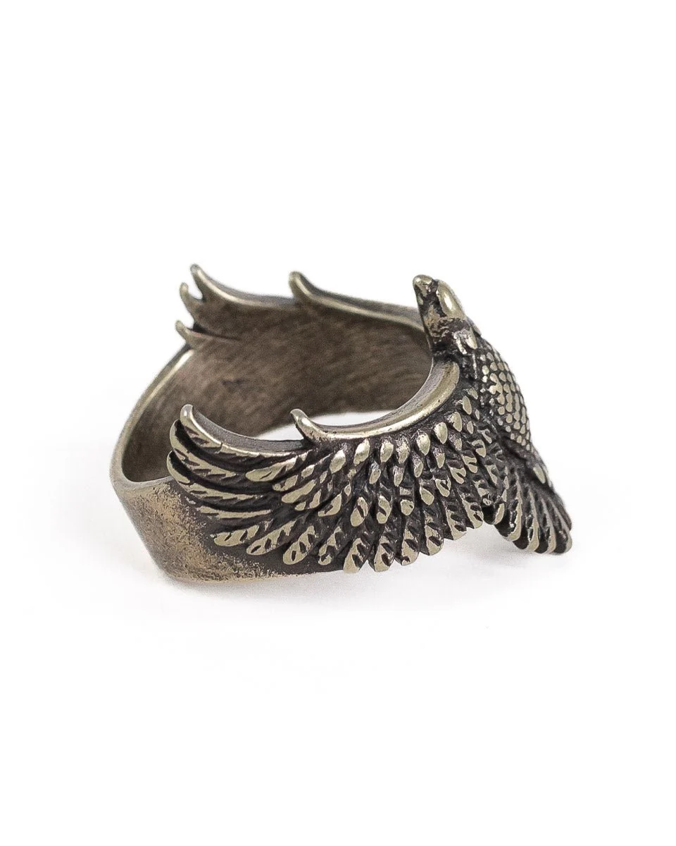 Jernhest - Eddie - Ring Örnmotiv Mässing - Image 3
