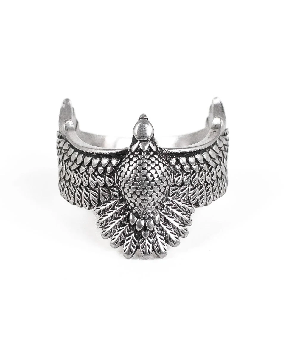 Jernhest - Eddie - Ring Örnmotiv Silver - Image 3