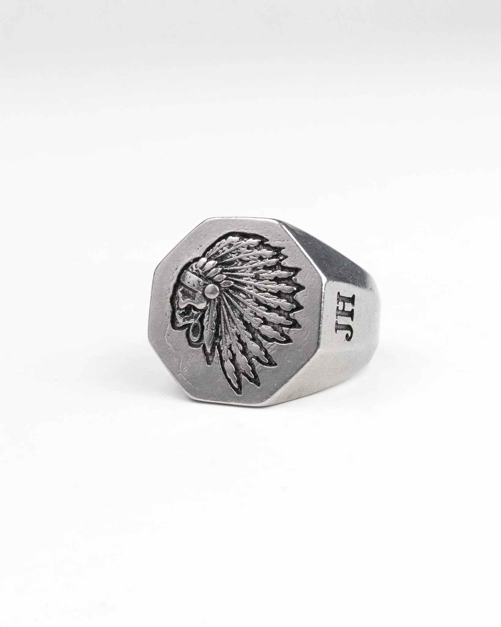 Jernhest - Geronimo Silver Ring