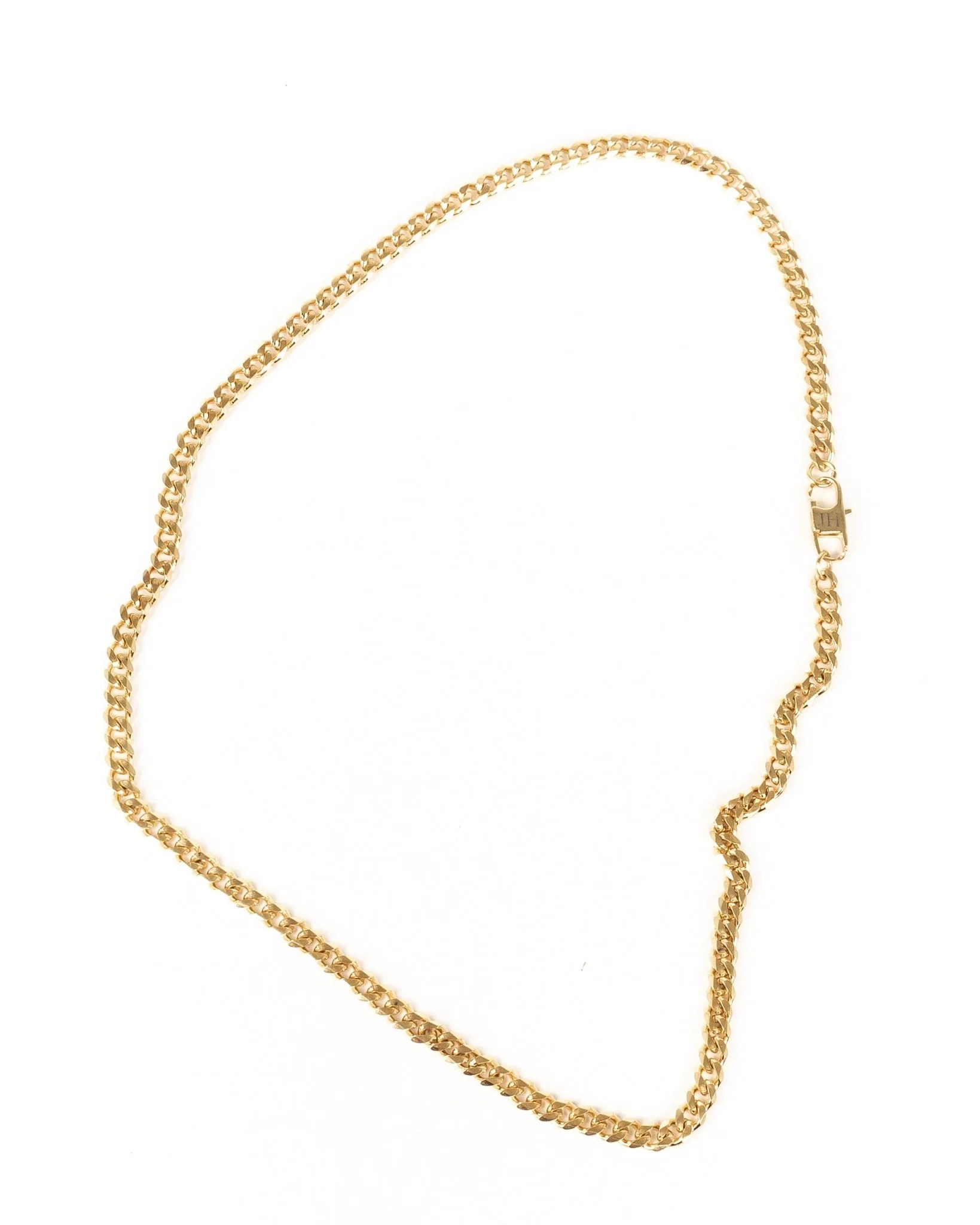 Jernhest - Halsband Kubansk Länk Guld - Havanna