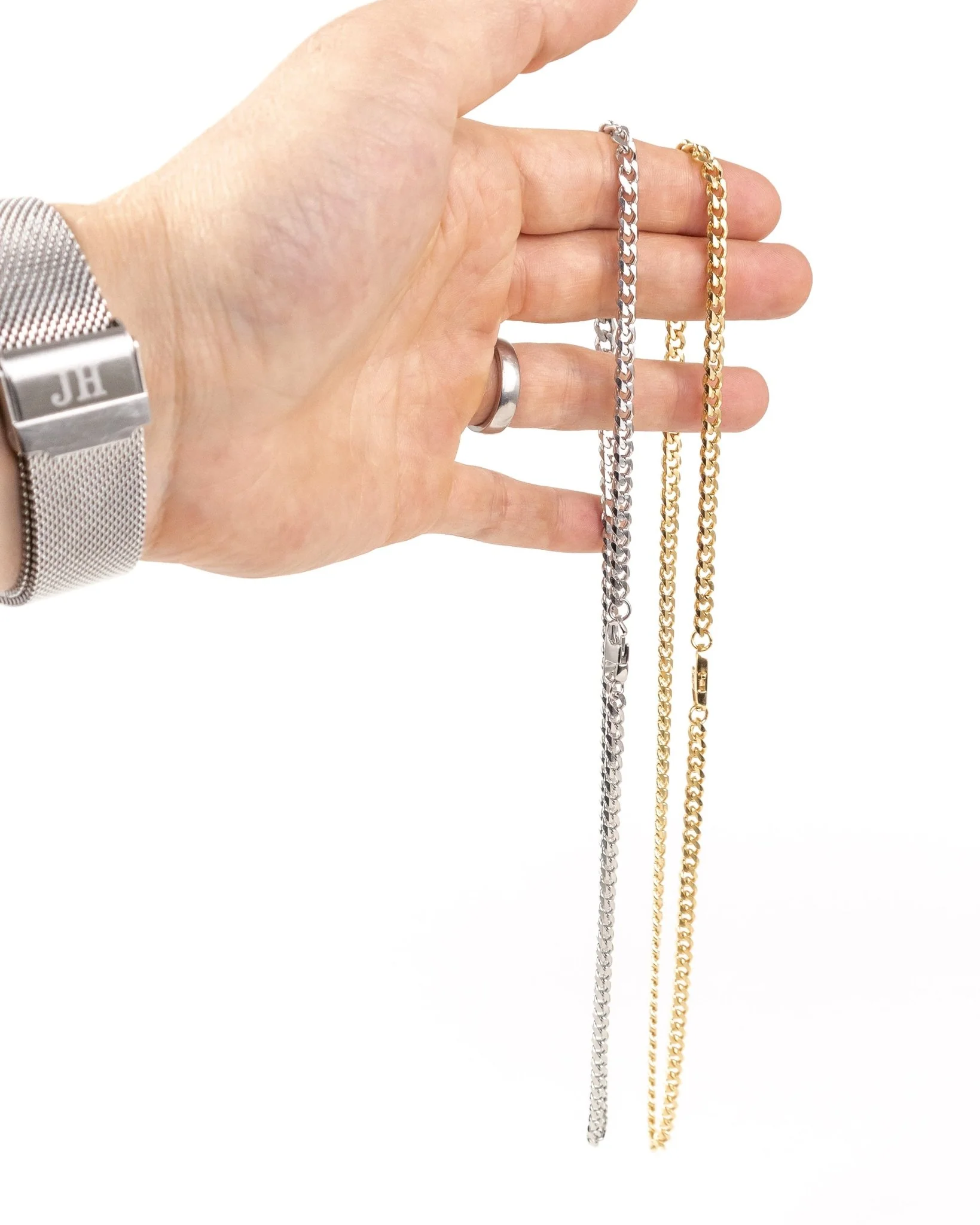 Jernhest - Halsband Kubansk Länk Guld - Havanna - Image 4