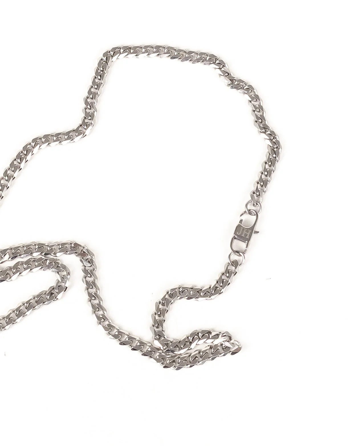 Jernhest - Halsband Kubansk Länk Silver - Havanna - Image 3