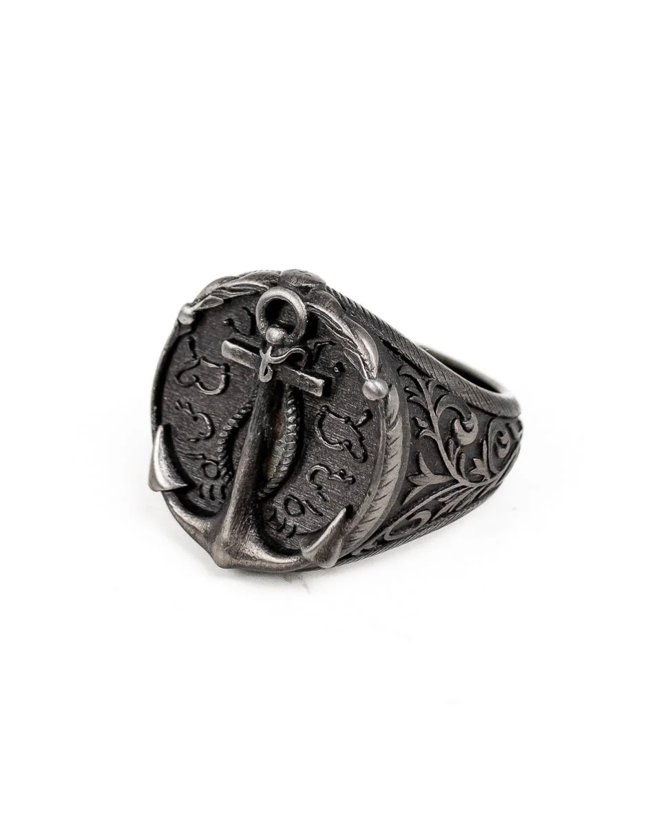 Jernhest - Jasper - Ring Antik Silver