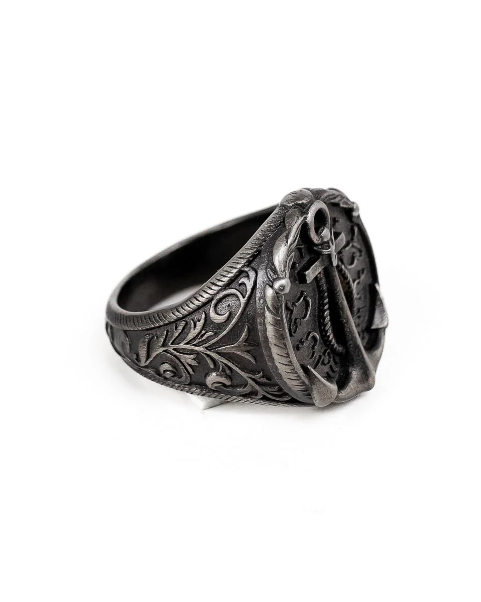 Jernhest - Jasper - Ring Antik Silver - Image 4