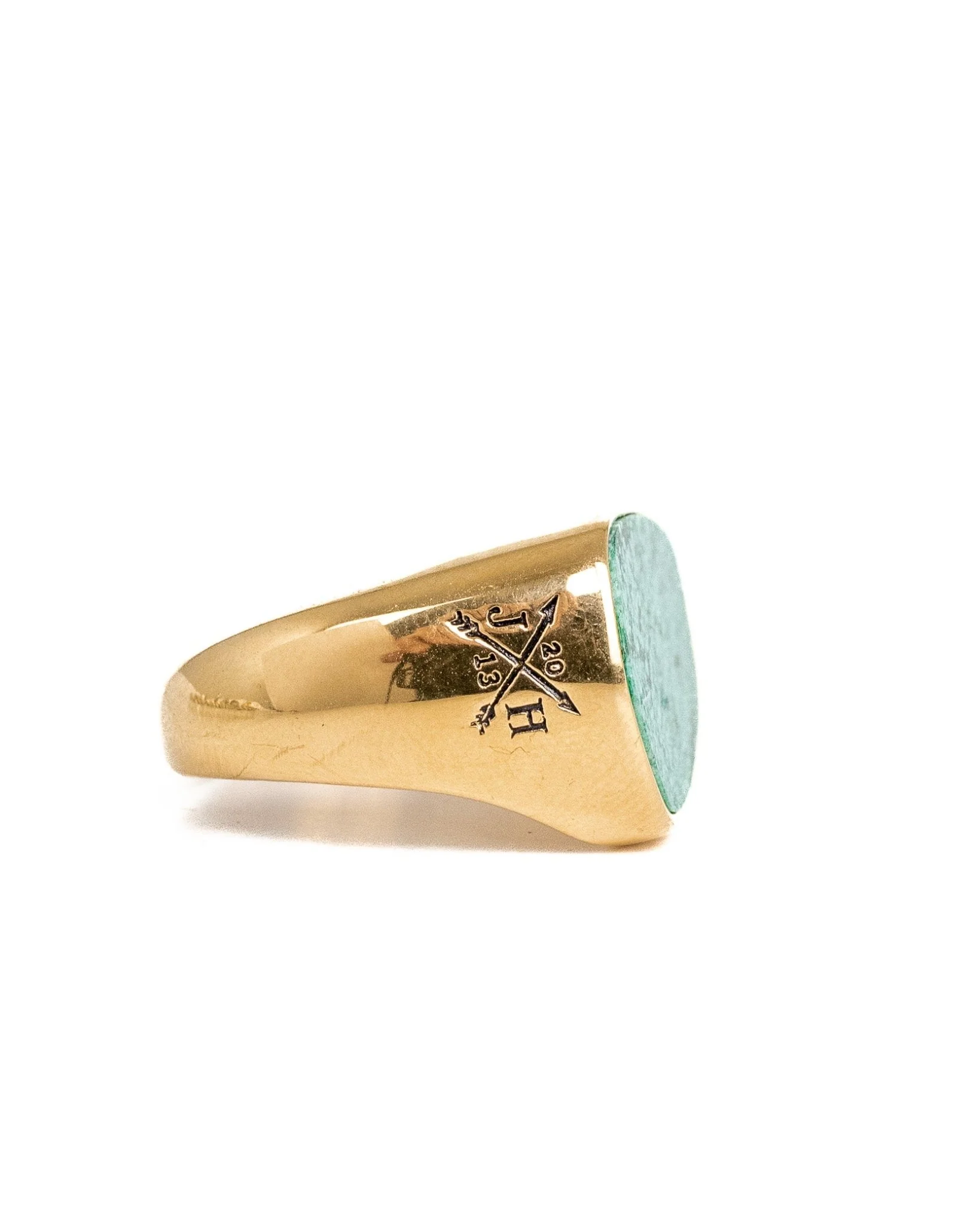 Jernhest - Johnny Guld - Ring med sten - Image 3