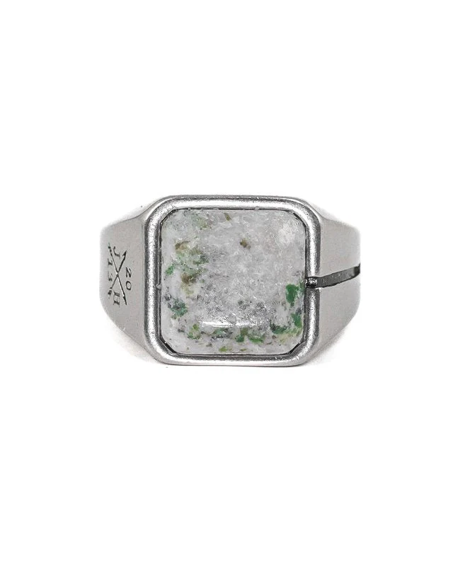Jernhest - Ljung Ring - Silver - Ring med Kolmårdsmarmor - Image 2