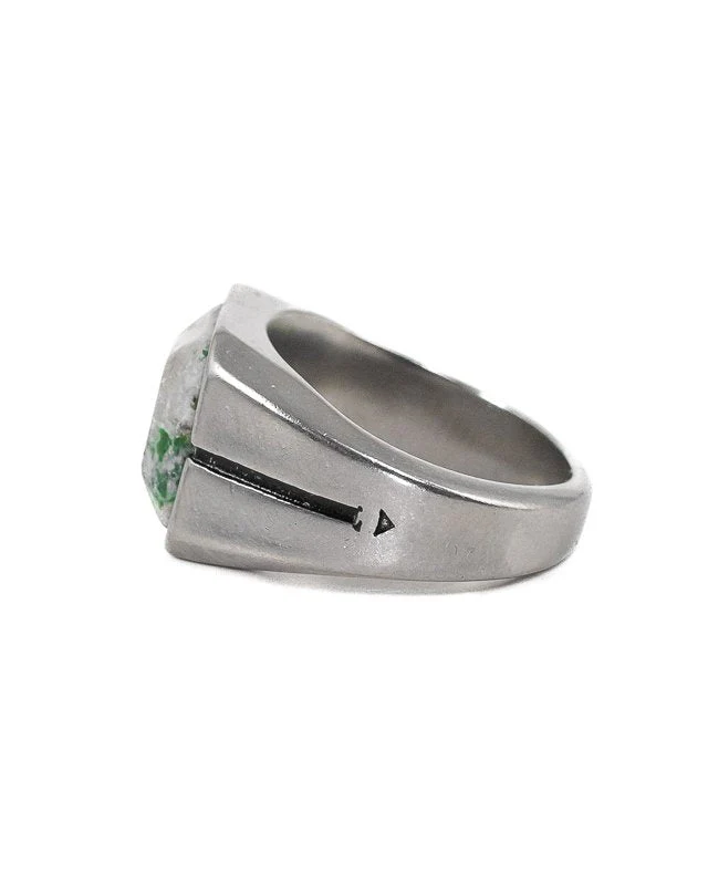 Jernhest - Ljung Ring - Silver - Ring med Kolmårdsmarmor - Image 4
