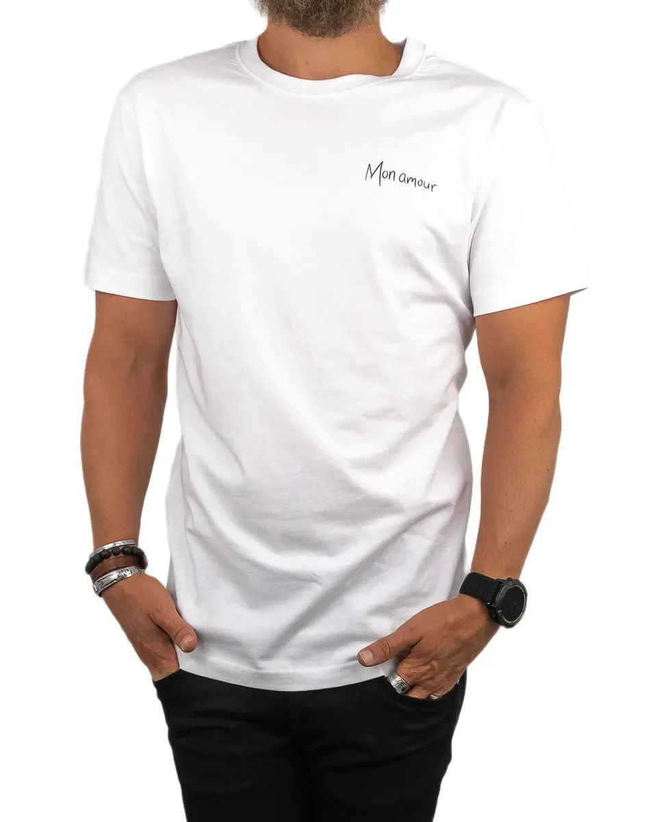 Jernhest - T-shirt - Mon Amour - Vit - Image 4