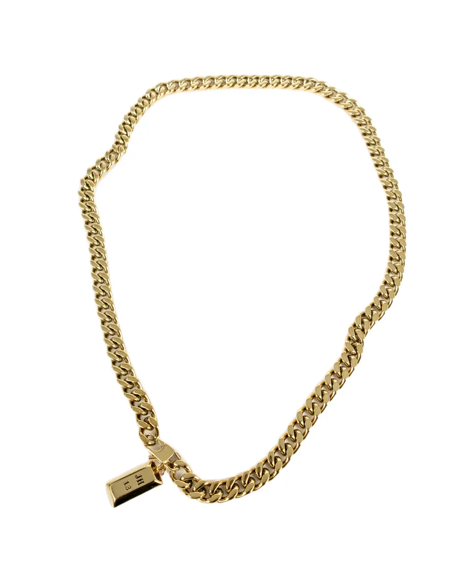 Jernhest - Mora Halsband - Pansarlänk - Guld - Image 3