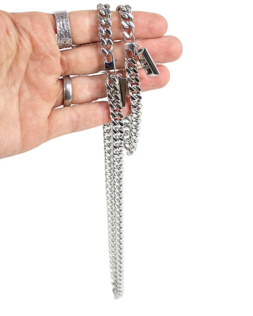 Jernhest - Mora Halsband - Pansarlänk - Silver - Image 3