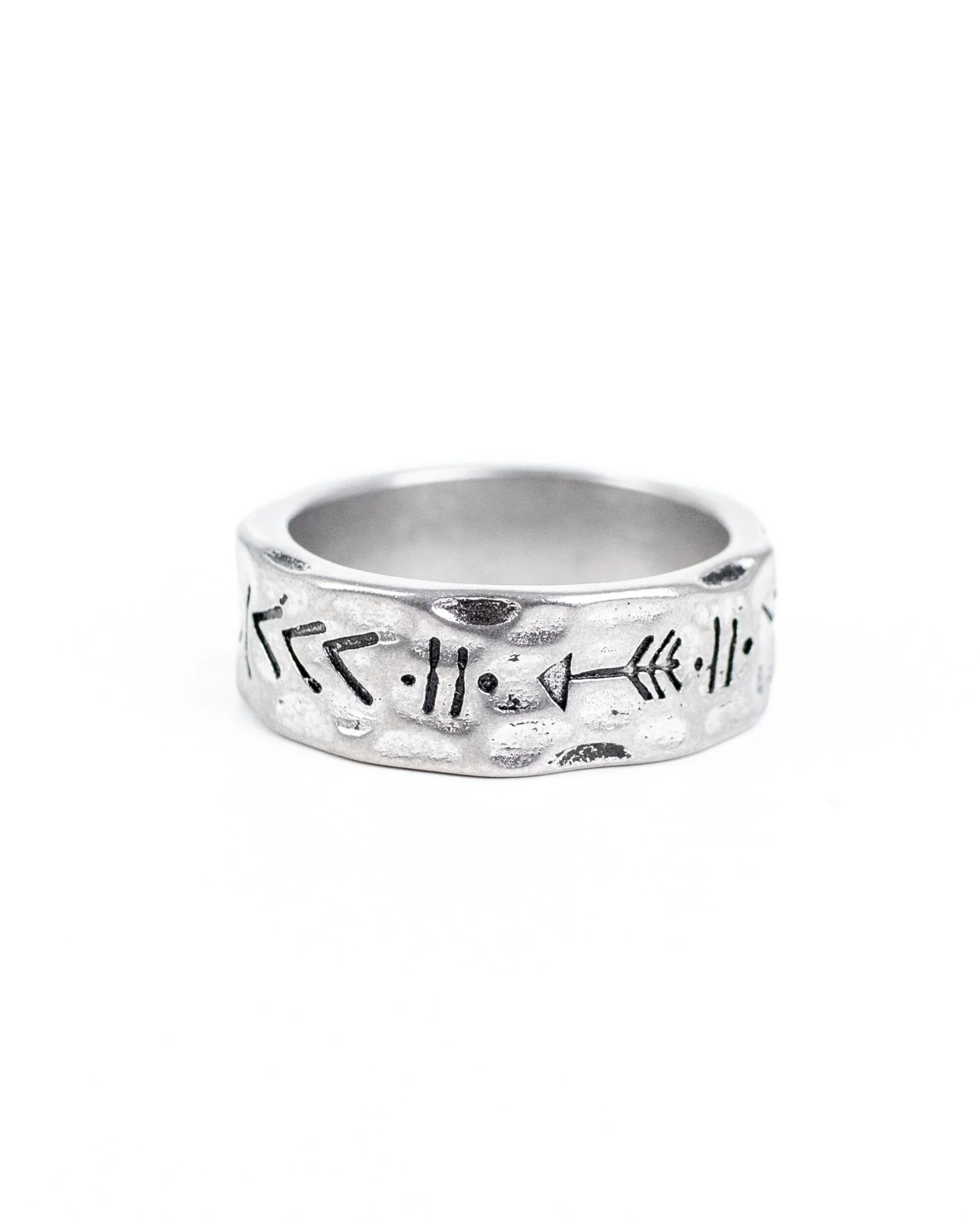 Jernhest - Ring Med Symboler - Fred