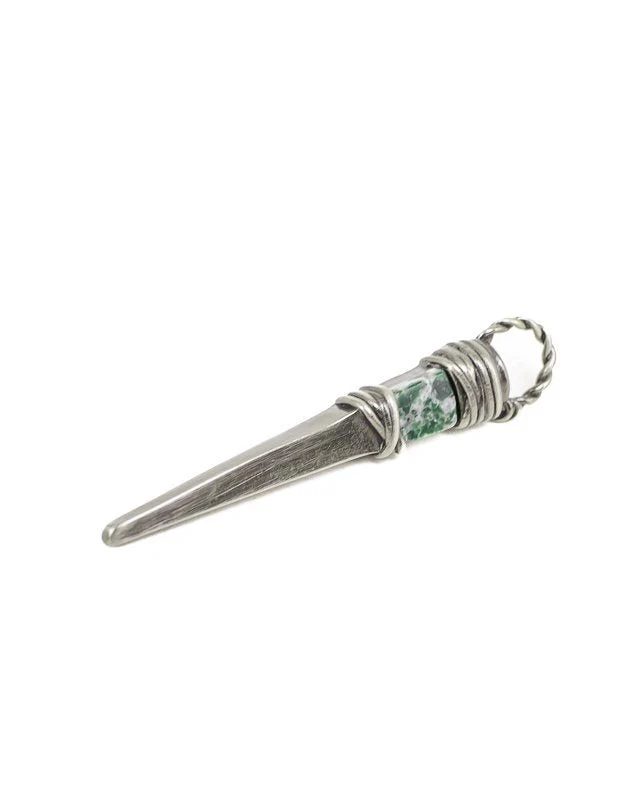 Jernhest - Risa Pendant - Silver - Hängsmycke med Kolmårdsmarmor - Image 3