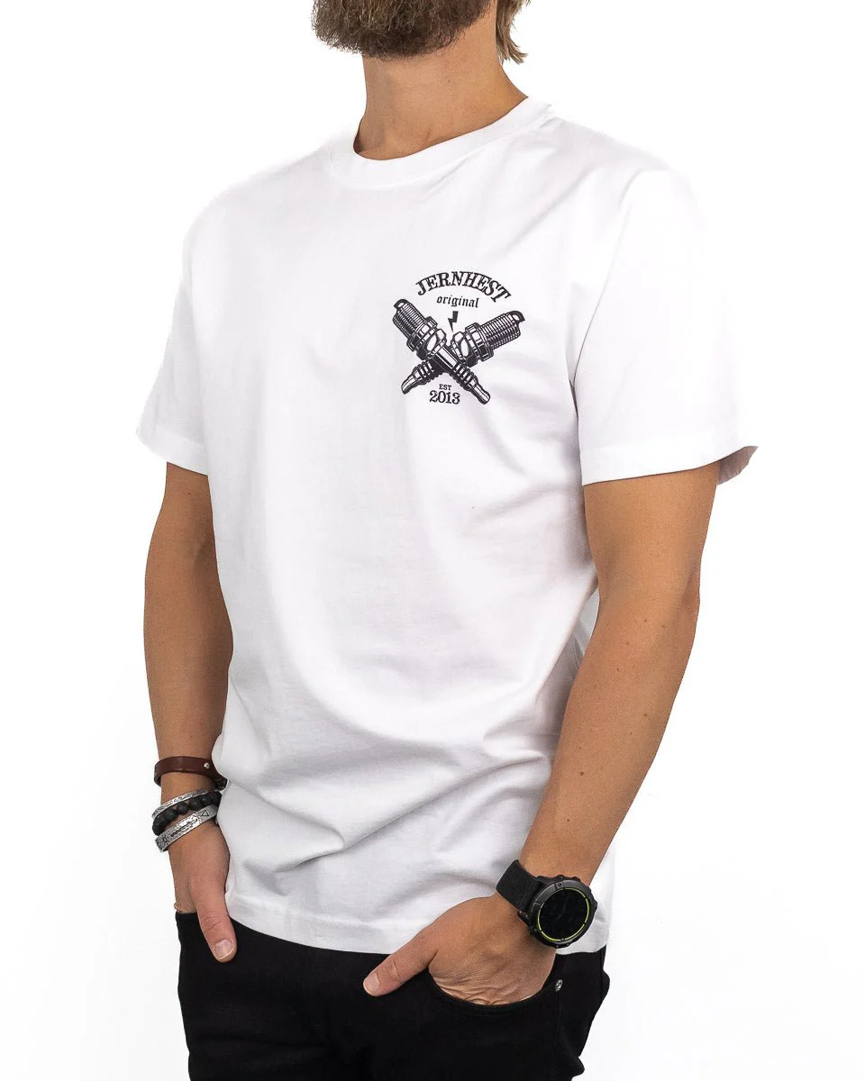 Jernhest - Spark Tee White - Image 2