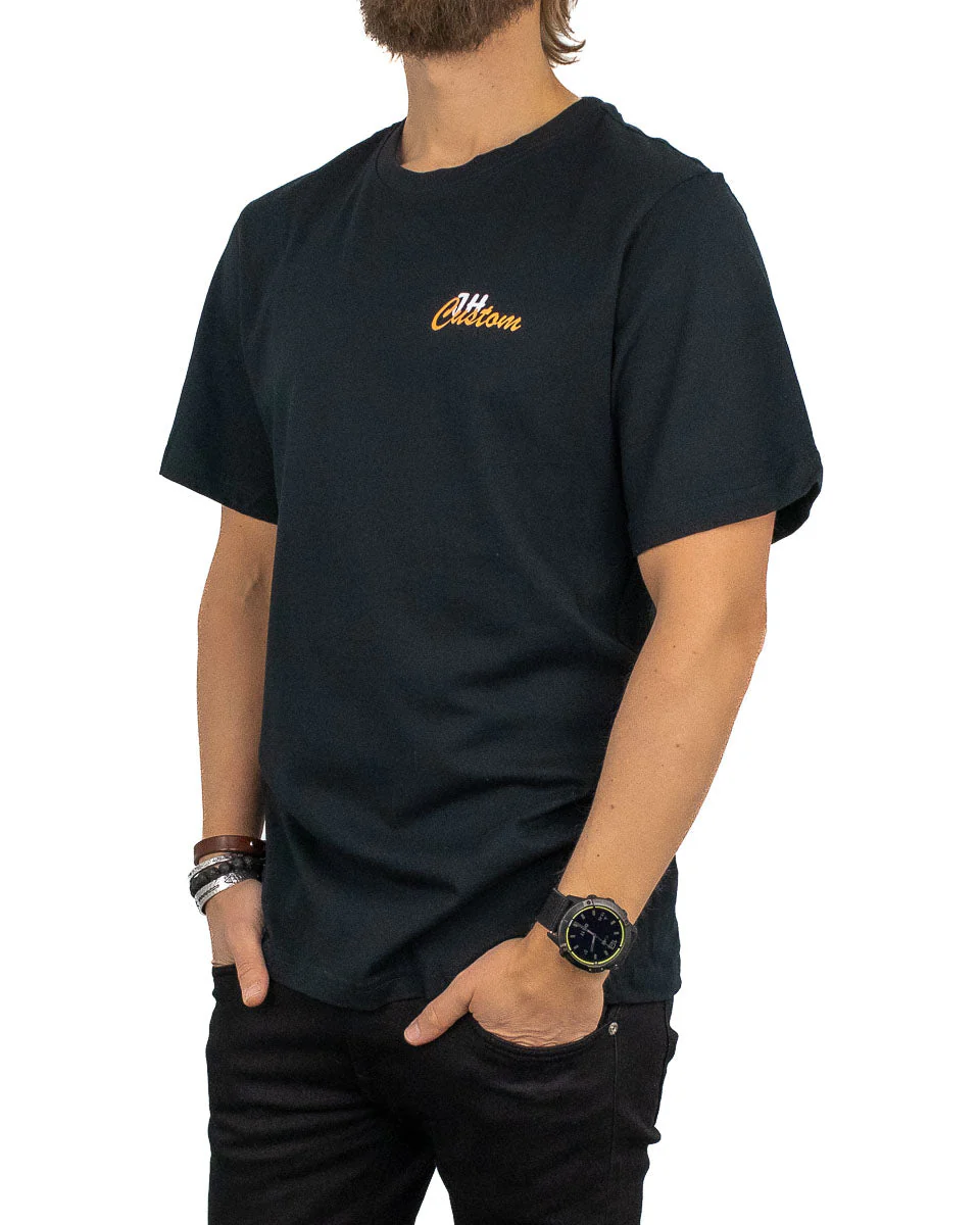 Jernhest - T-shirt Hot Rod Svart - Custom CA - Image 2