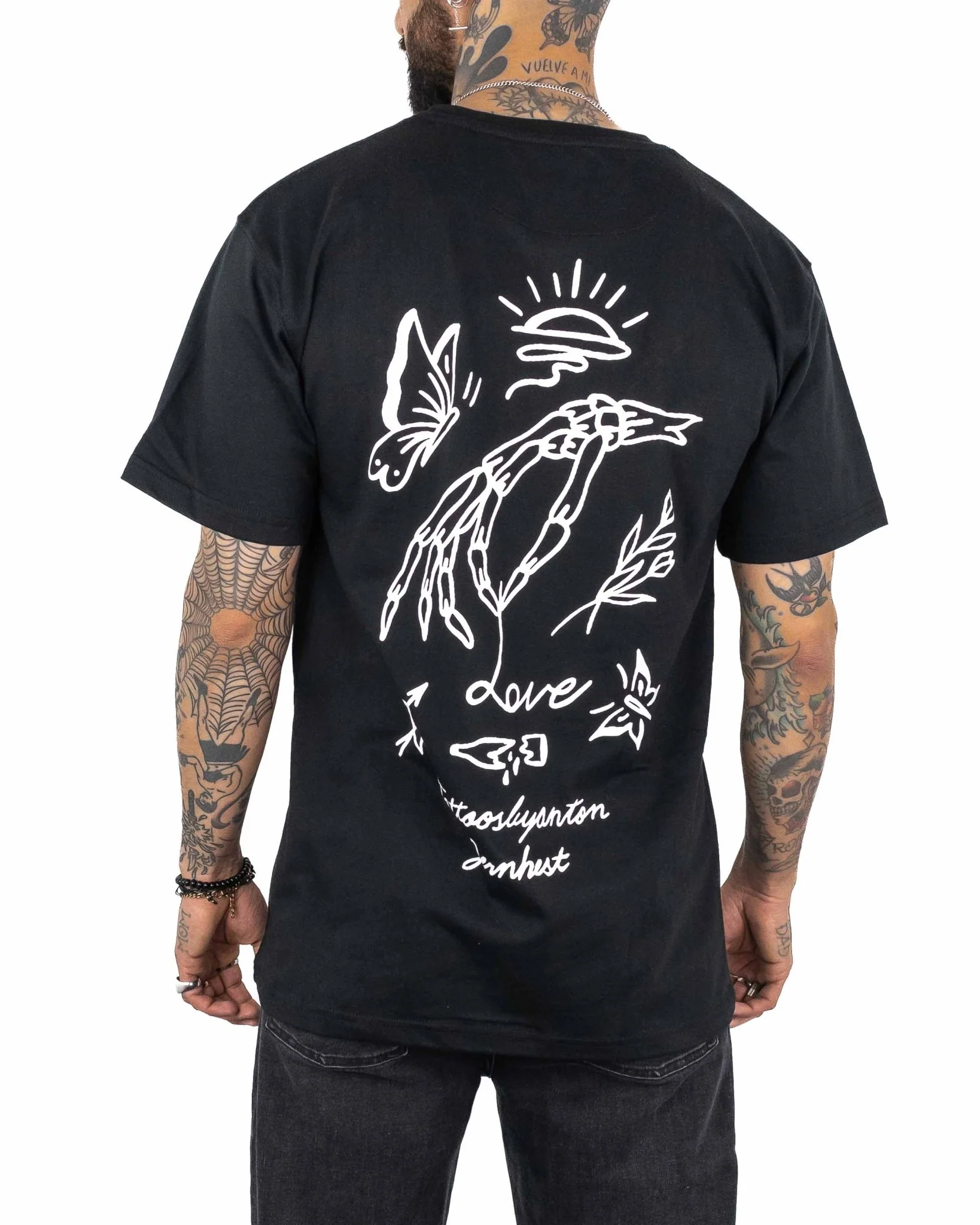 Jernhest - T-shirt Svart - Spilled Tee