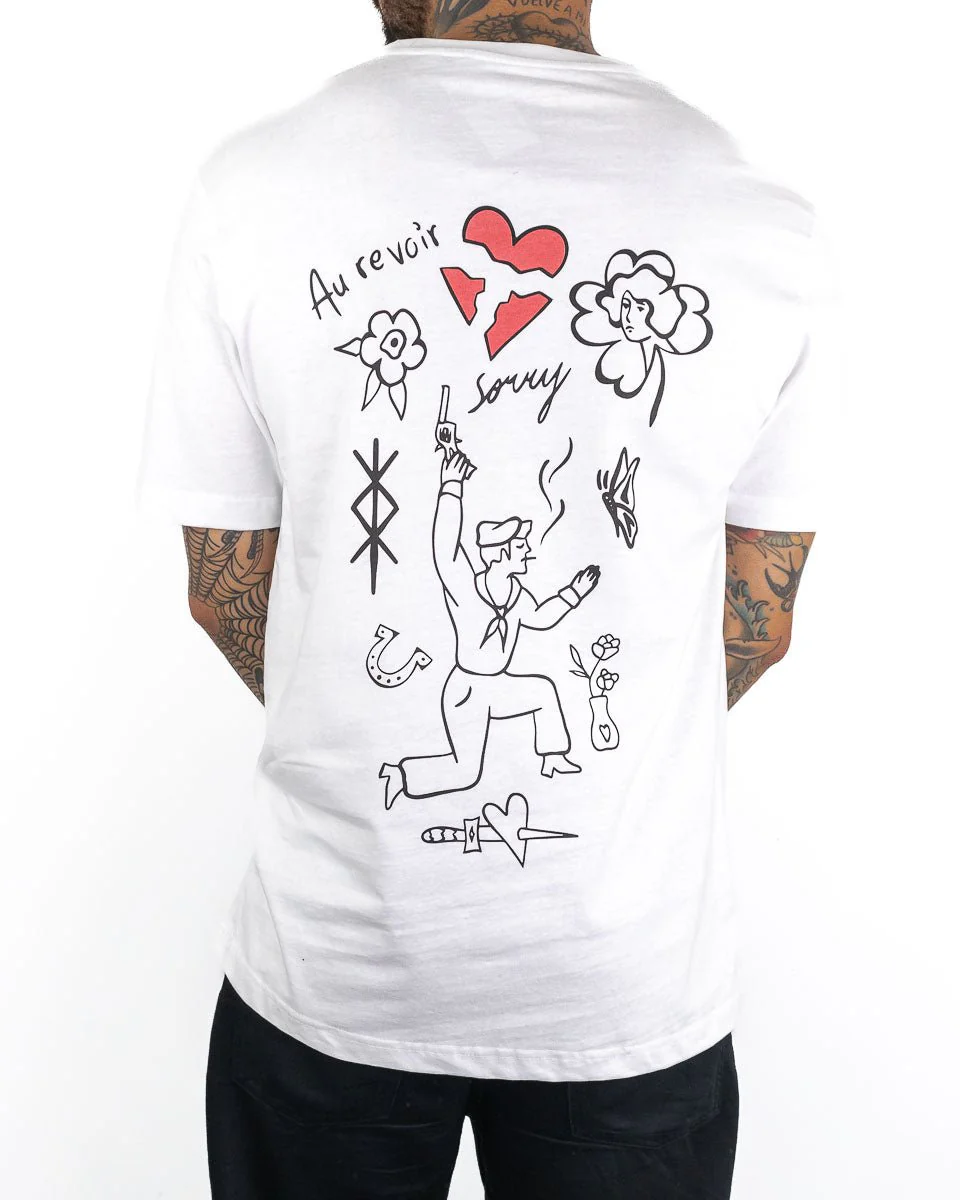 Jernhest - T-shirt Vit - So Sorry