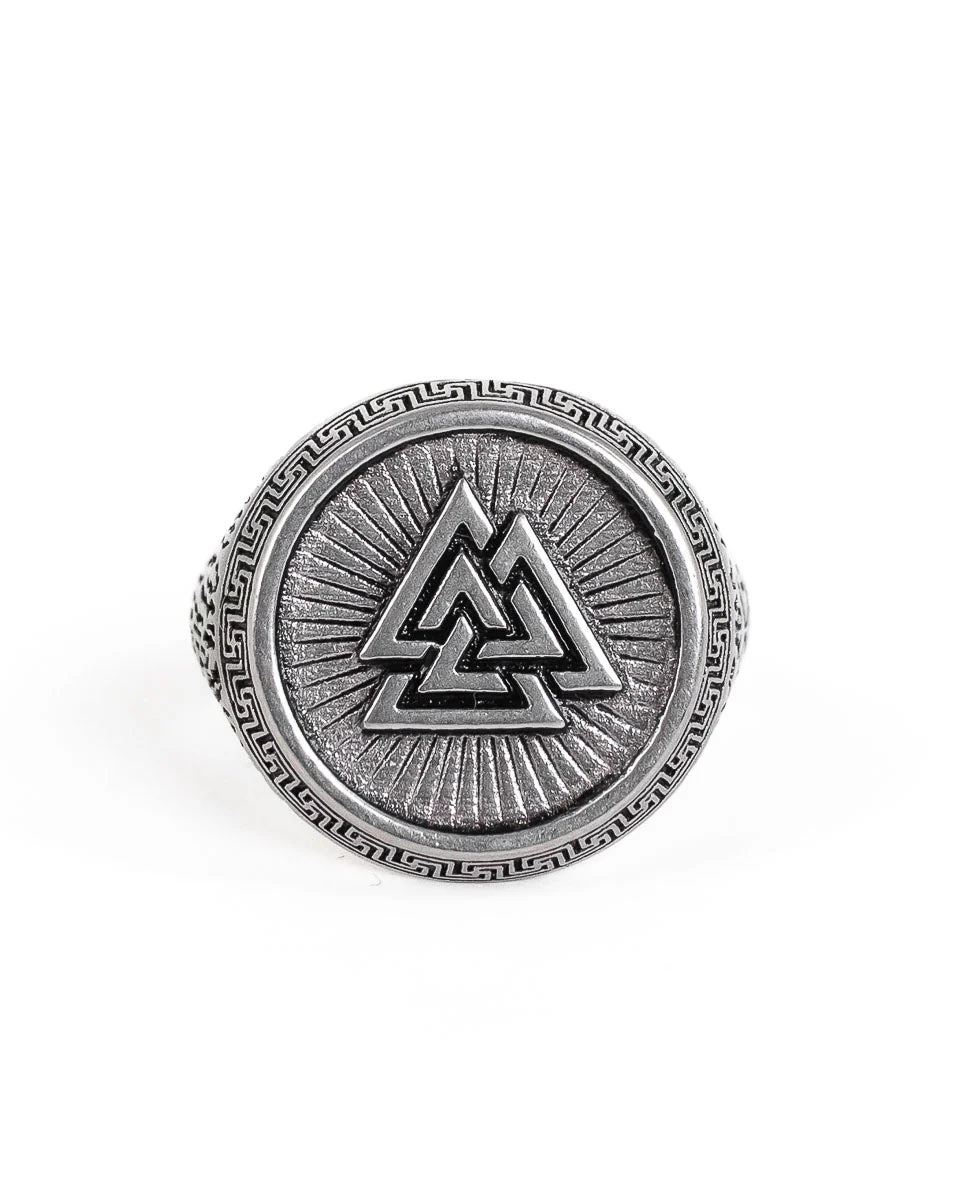Jernhest - Valter - Ring Valknut Silver - Image 2