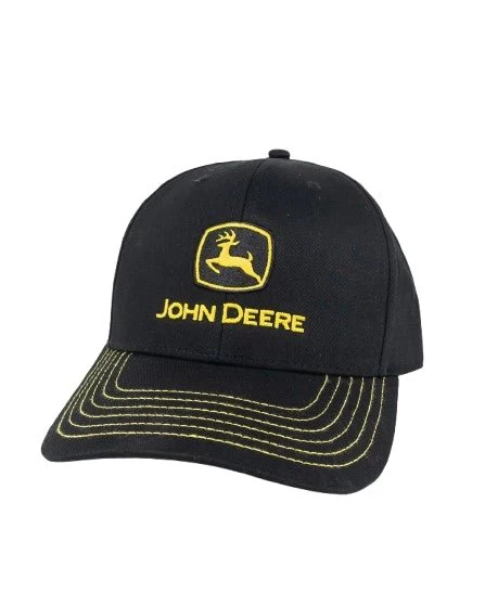 John Deere - Keps - Original Logo - Svart/Gul