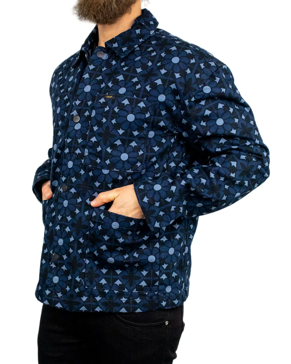 Lee - Jacka med Mönster - Geo Print - Blå - Image 2