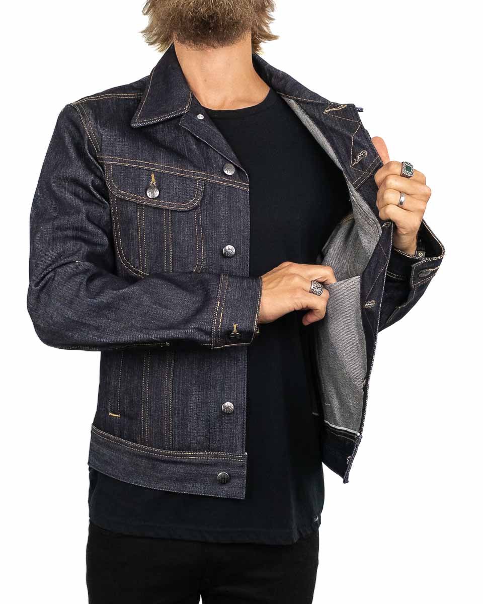 Lee Jeans - 101 Jeansjacka otvättad - Rider Jacket Dry - Image 6