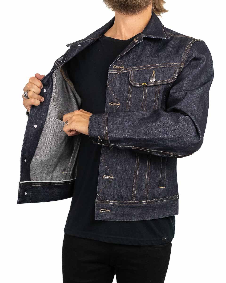 Lee Jeans - 101 Jeansjacka otvättad - Rider Jacket Dry - Image 7