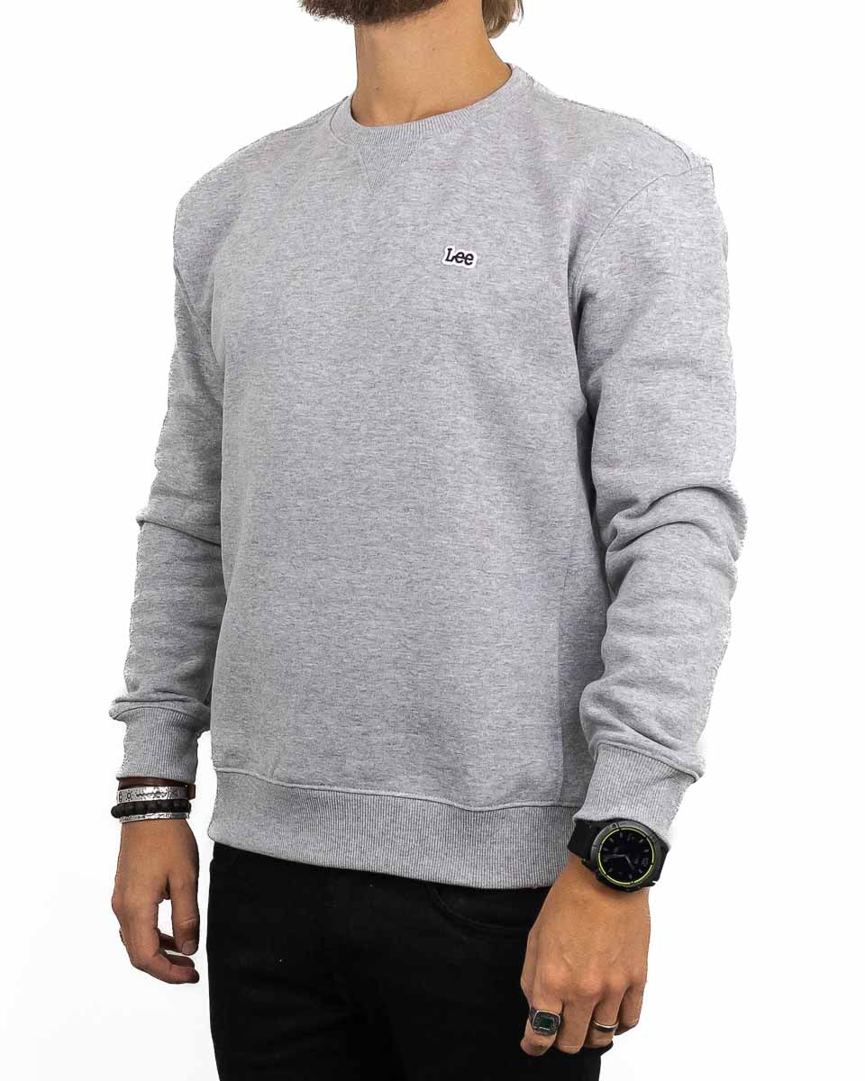 Lee Jeans - Sweatshirt Grå - Plain Crew - Image 3