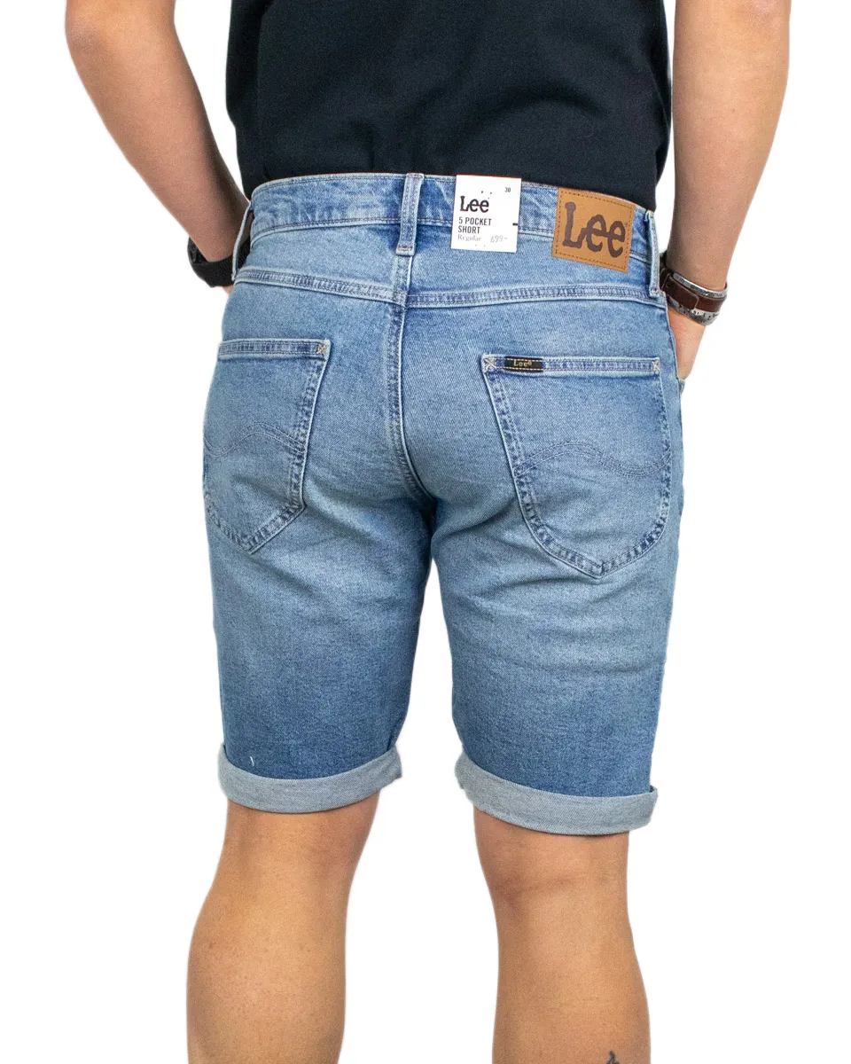 Lee - Jeansshorts - Billie - Blå - Image 4