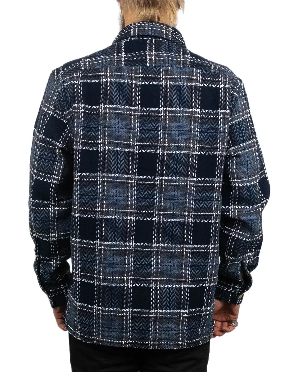 Lee - Skjorta Overshirt - Textured Rutig - Blå - Image 4