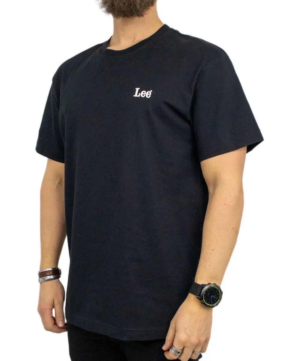 Lee -T-Shirt - Small logo - Box Fit - Svart - Image 2