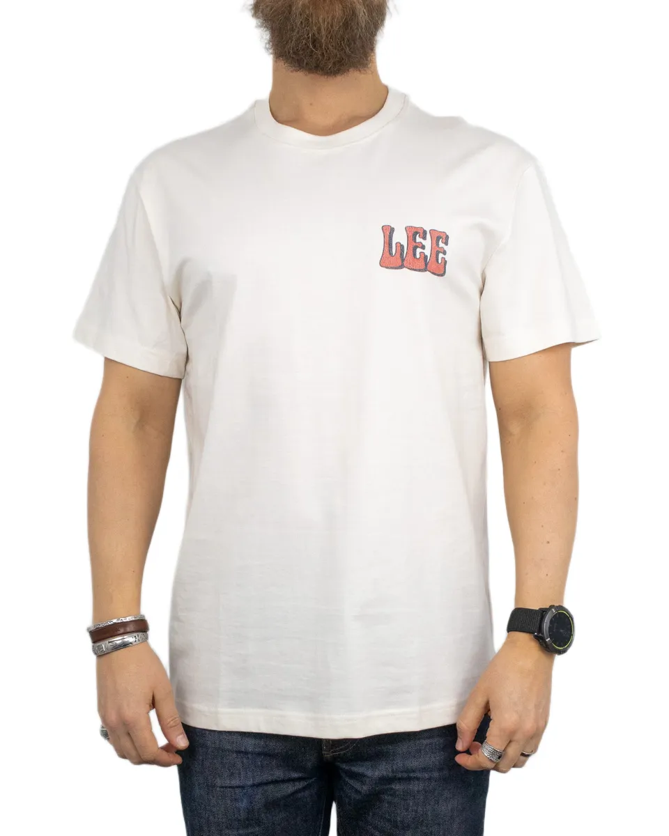 Lee - T-Shirt - Vinyl Shop - Natural - Image 3