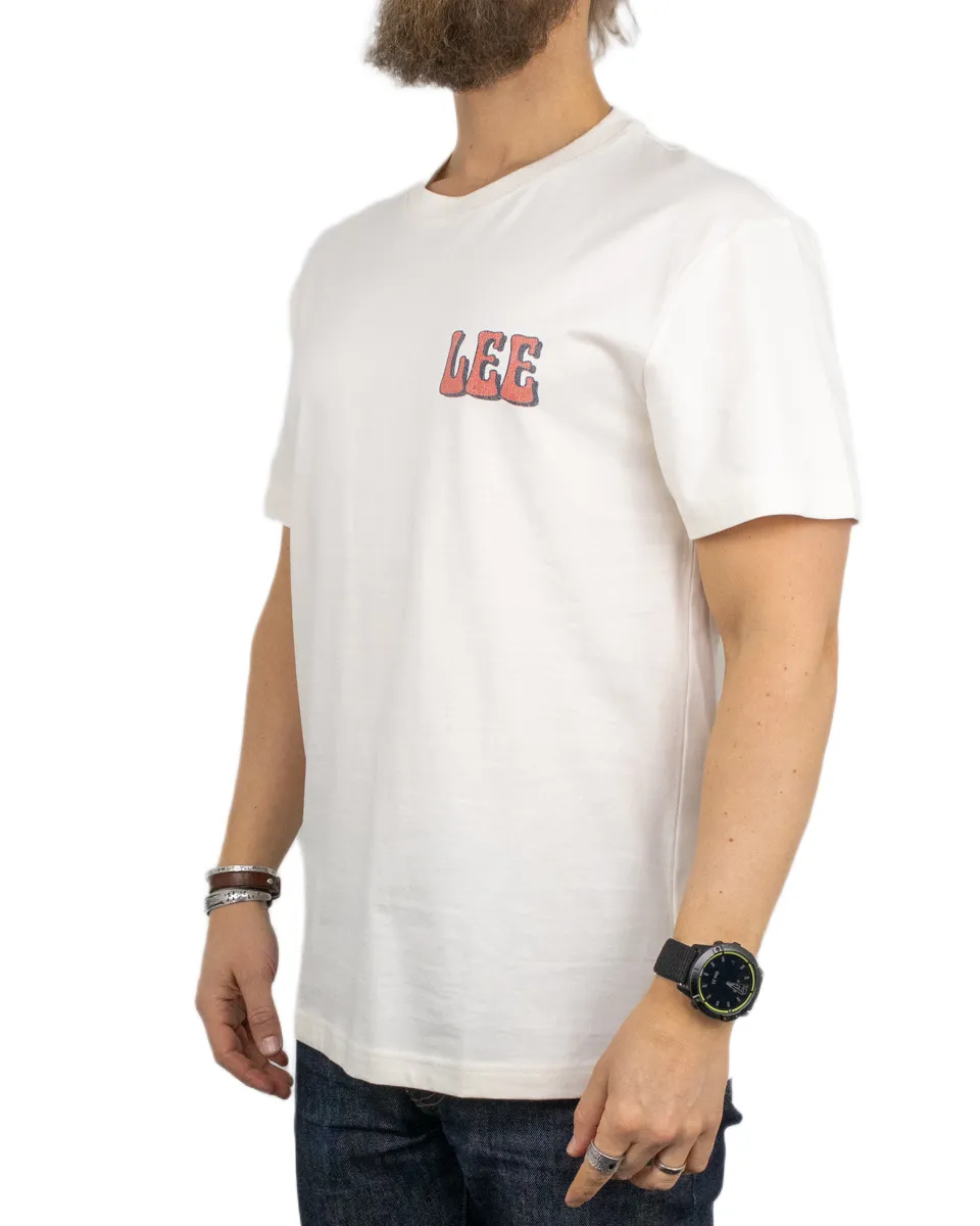 Lee - T-Shirt - Vinyl Shop - Natural - Image 4