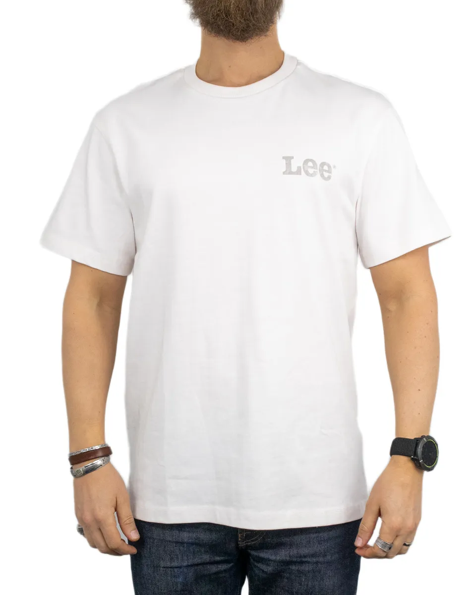 Lee - T-Shirt - Work For it - Vit - Image 3